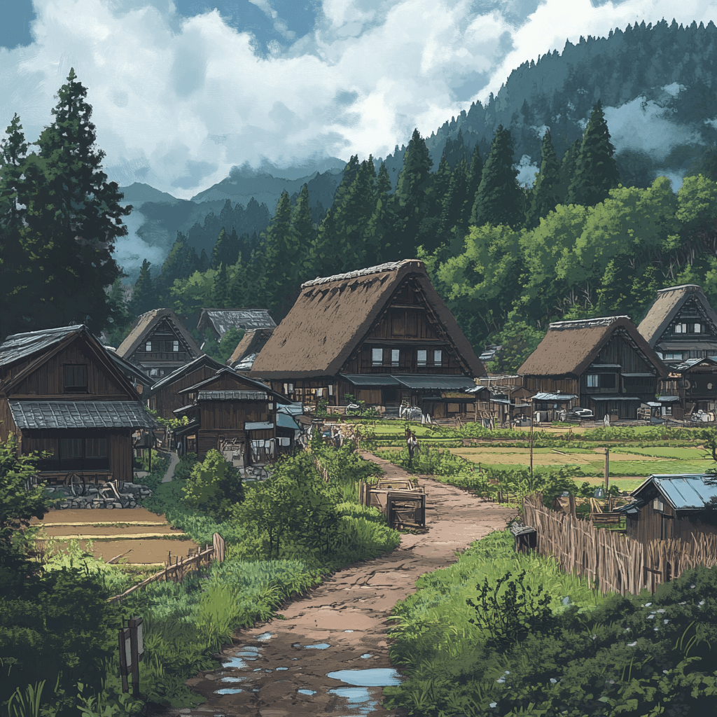 Shirakawa-go (Higurashi) - Un village paisible… mais inquiétant